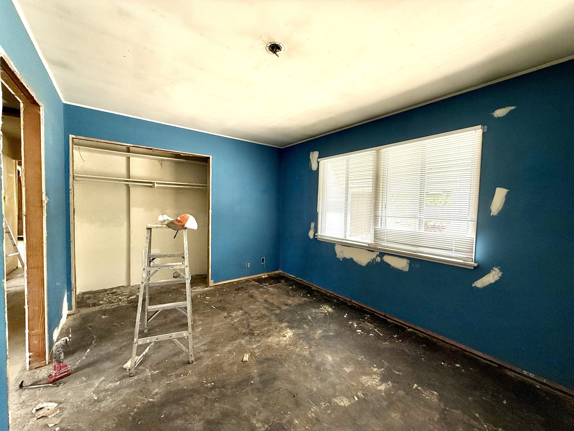 Bedroom mid-demo